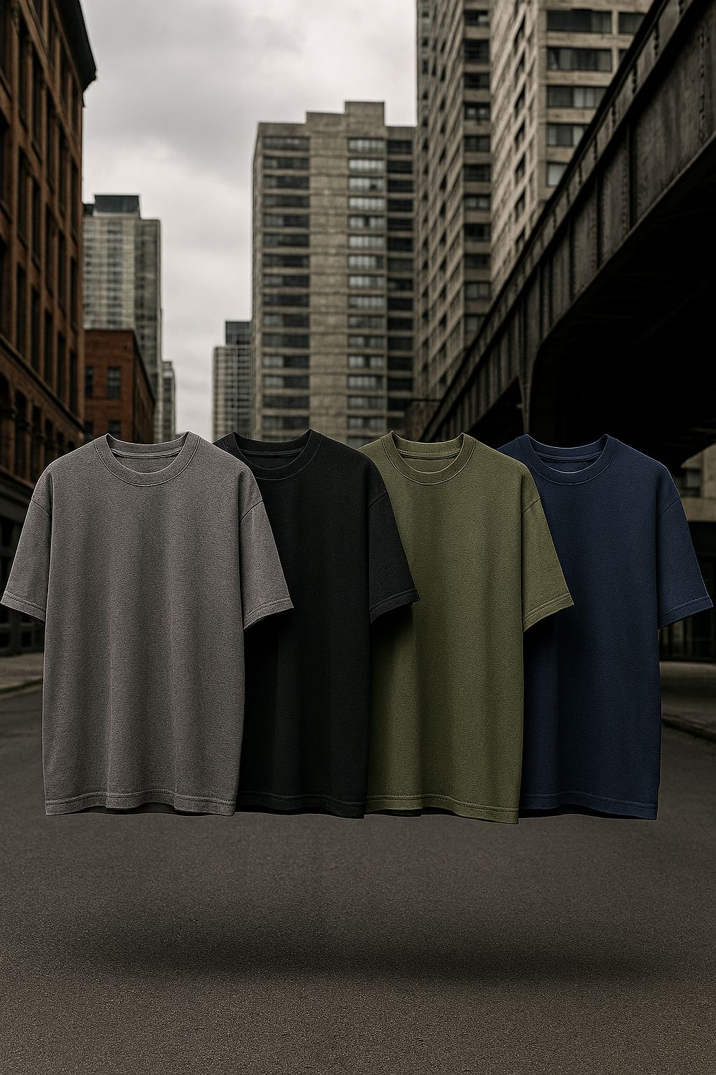 Aesthetic oversized tees for men