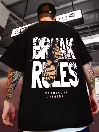 Predominnance Rebel Core Oversized Streetwear Tee